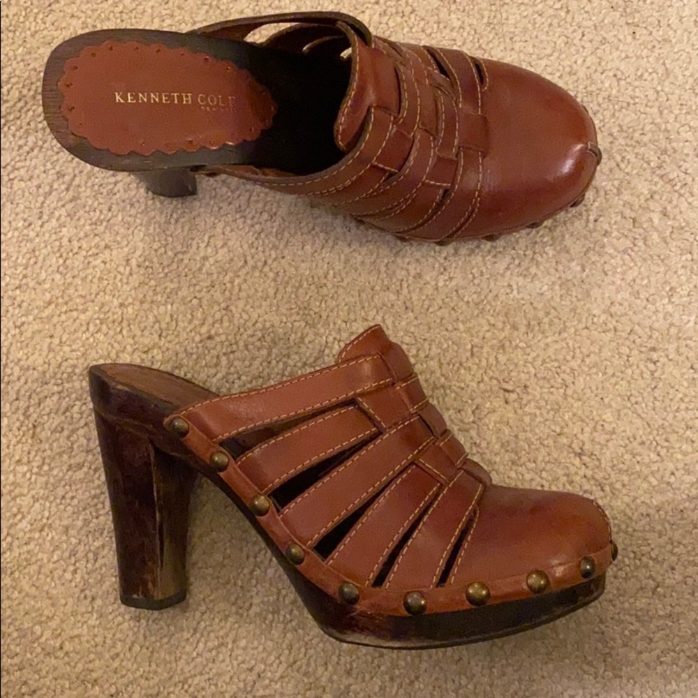 Kenneth Cole brown Clog shoes women’s size 7